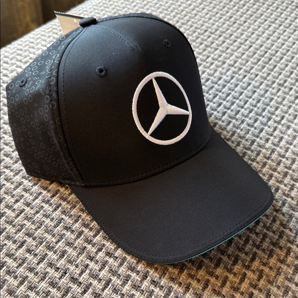 Mercedes-Benz Black Logo Baseball Cap F1 Petronas